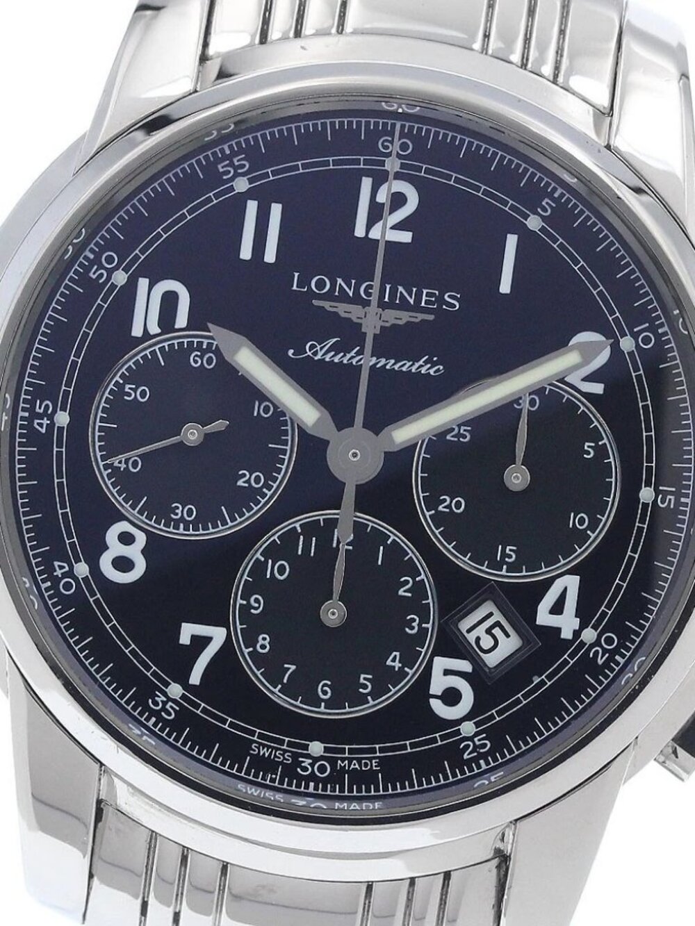 LONGINES Saintimier L2.784.4 Chronograph black Dial Automatic Men's Watch_940217
